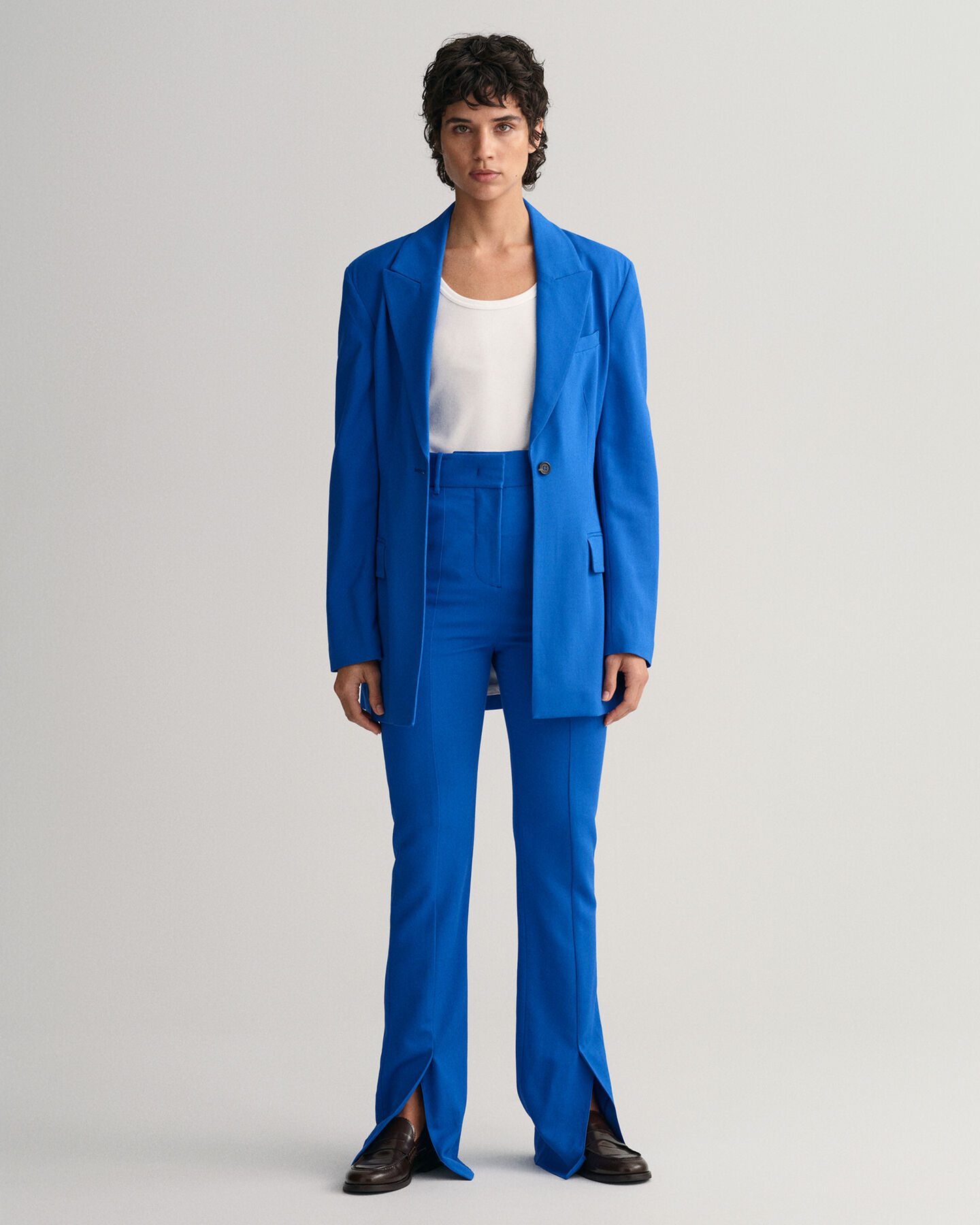 Pantalon de costume à jambes droites