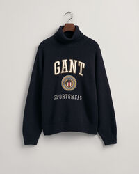 Pull col roulé Crest Shield