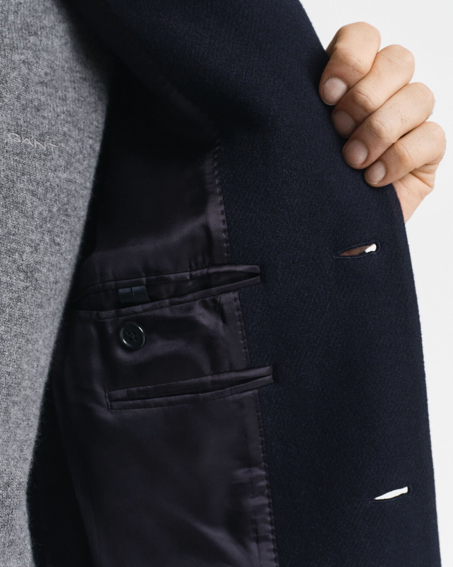 Manteau en laine classique