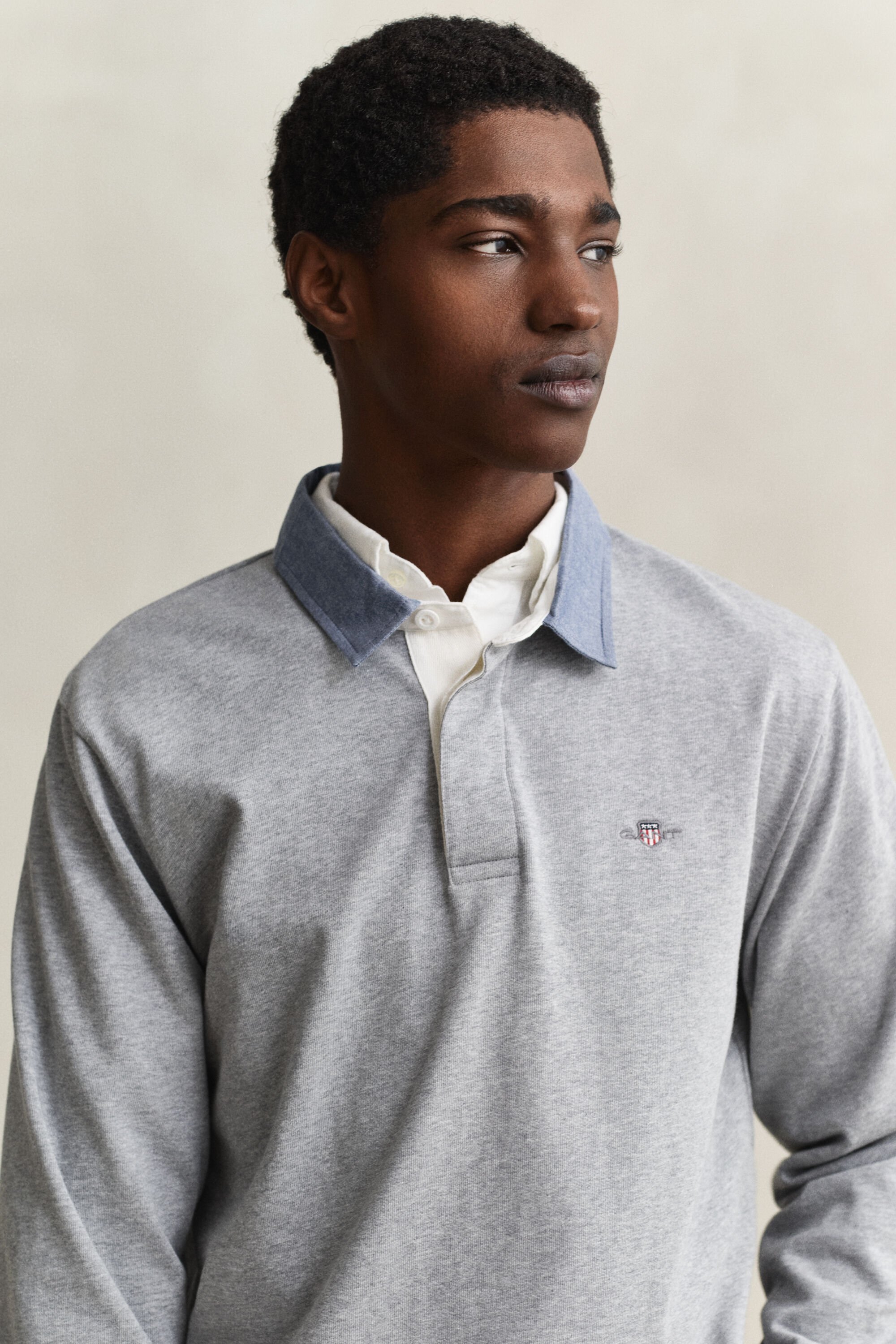 Heavy Rugger avec col en chambray