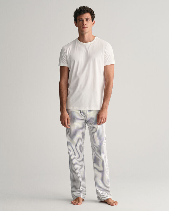 Coffret cadeau t-shirt et pantalon de pyjama à rayures