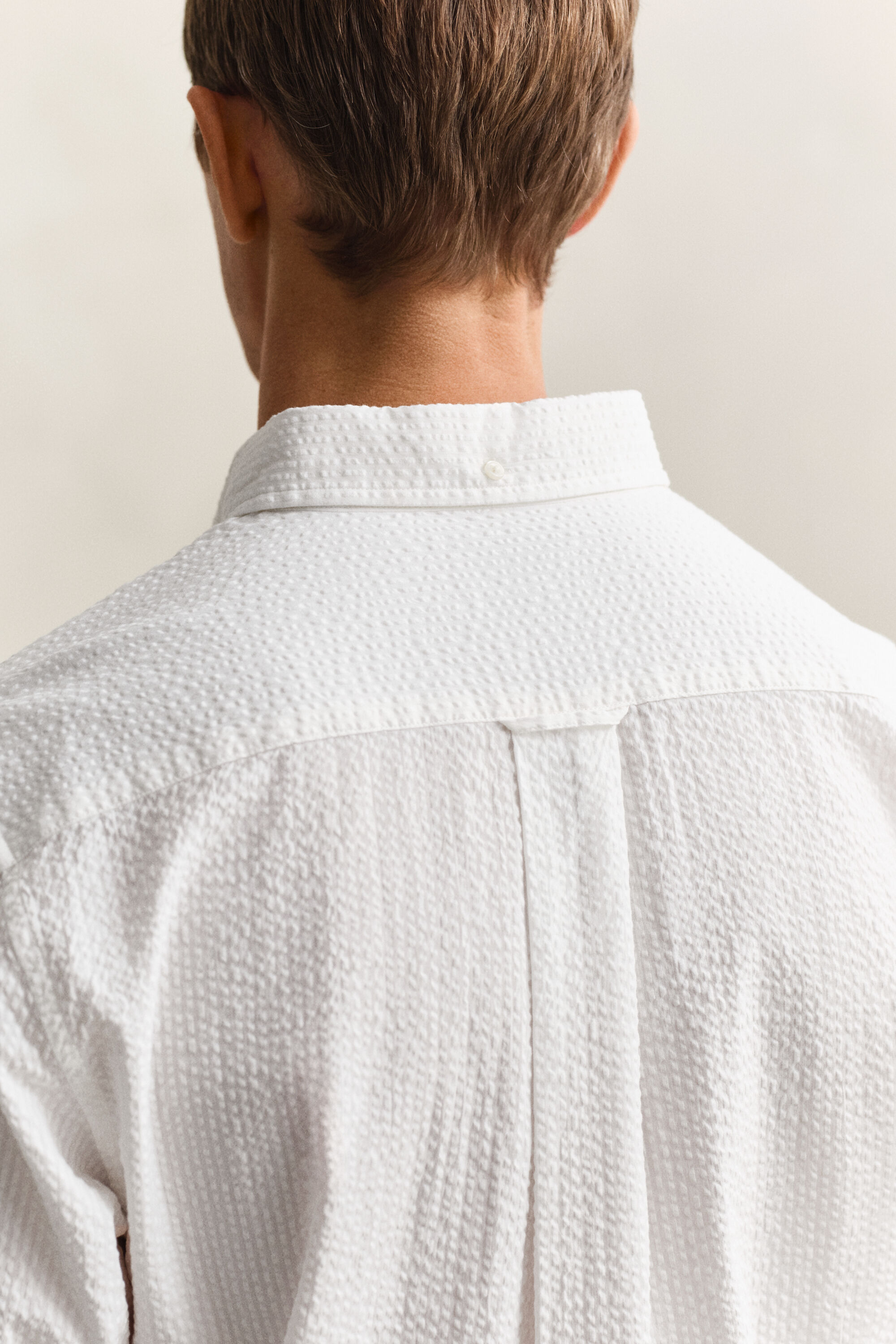 Chemise regular fit Seersucker