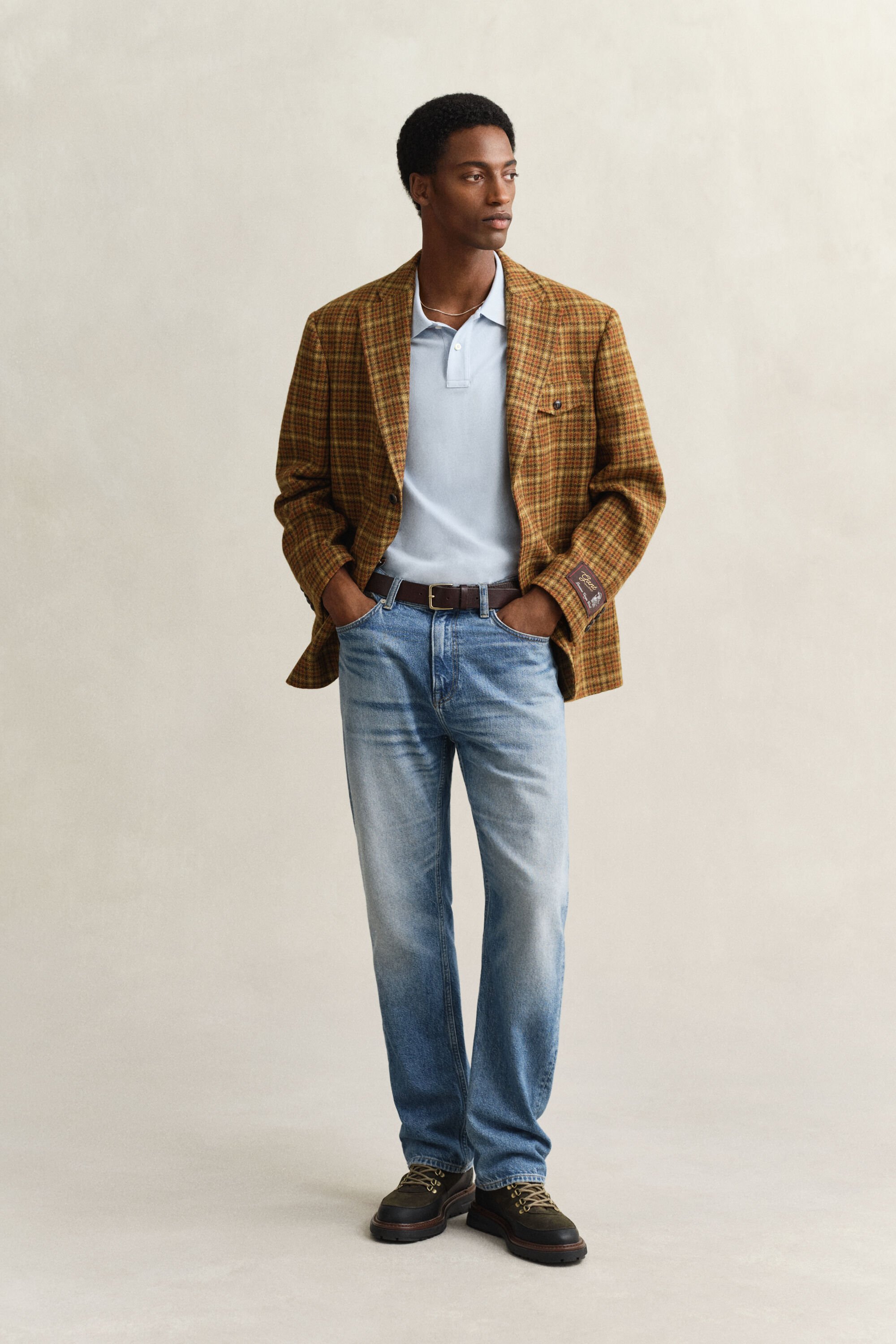 Polo coupe regular en coton piqué Shield