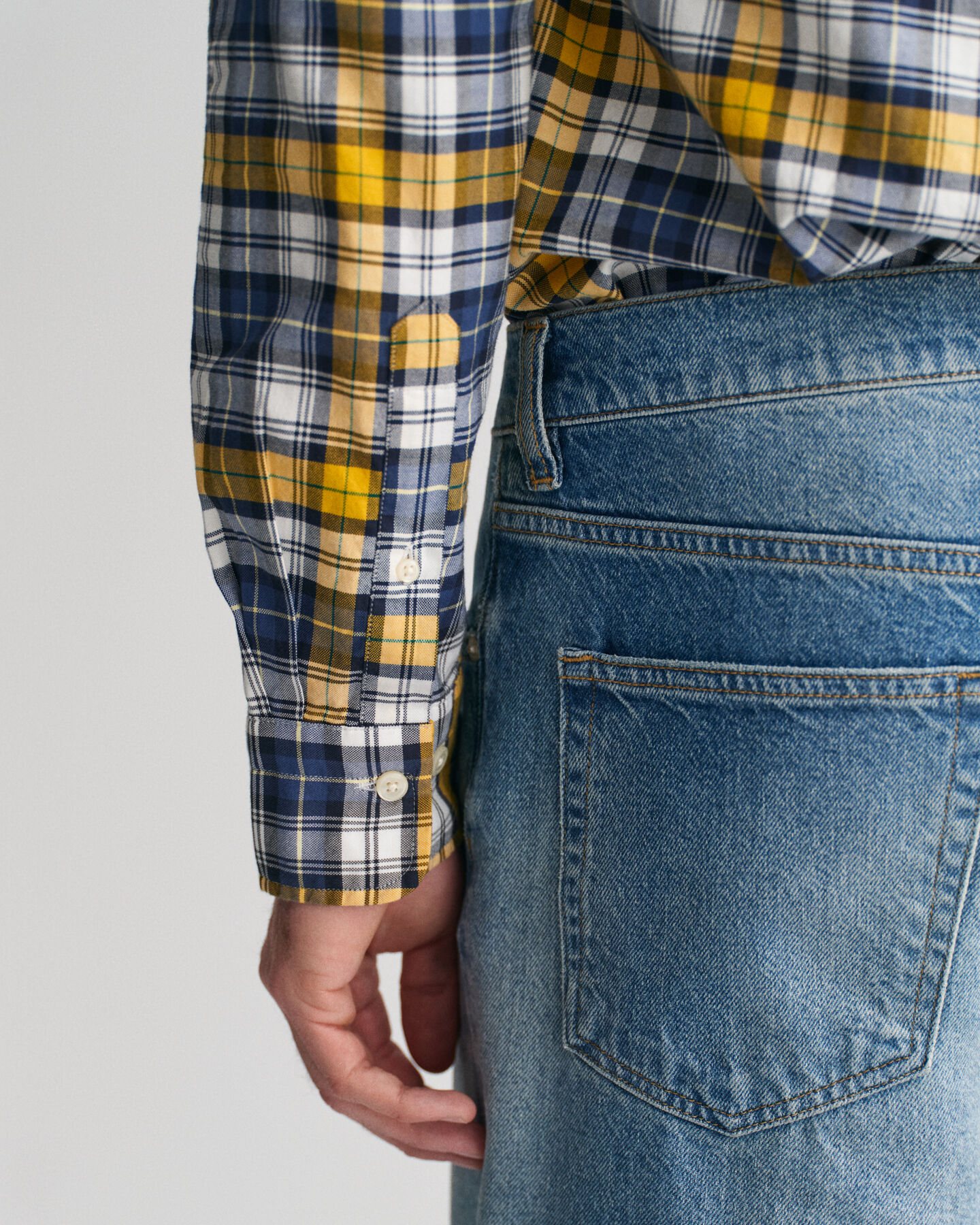 Chemise regular fit en coton Oxford Archive &agrave; carreaux