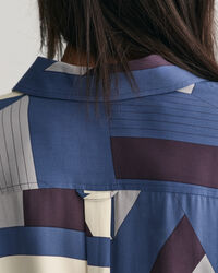 Robe-chemise &agrave; imprim&eacute; Letters