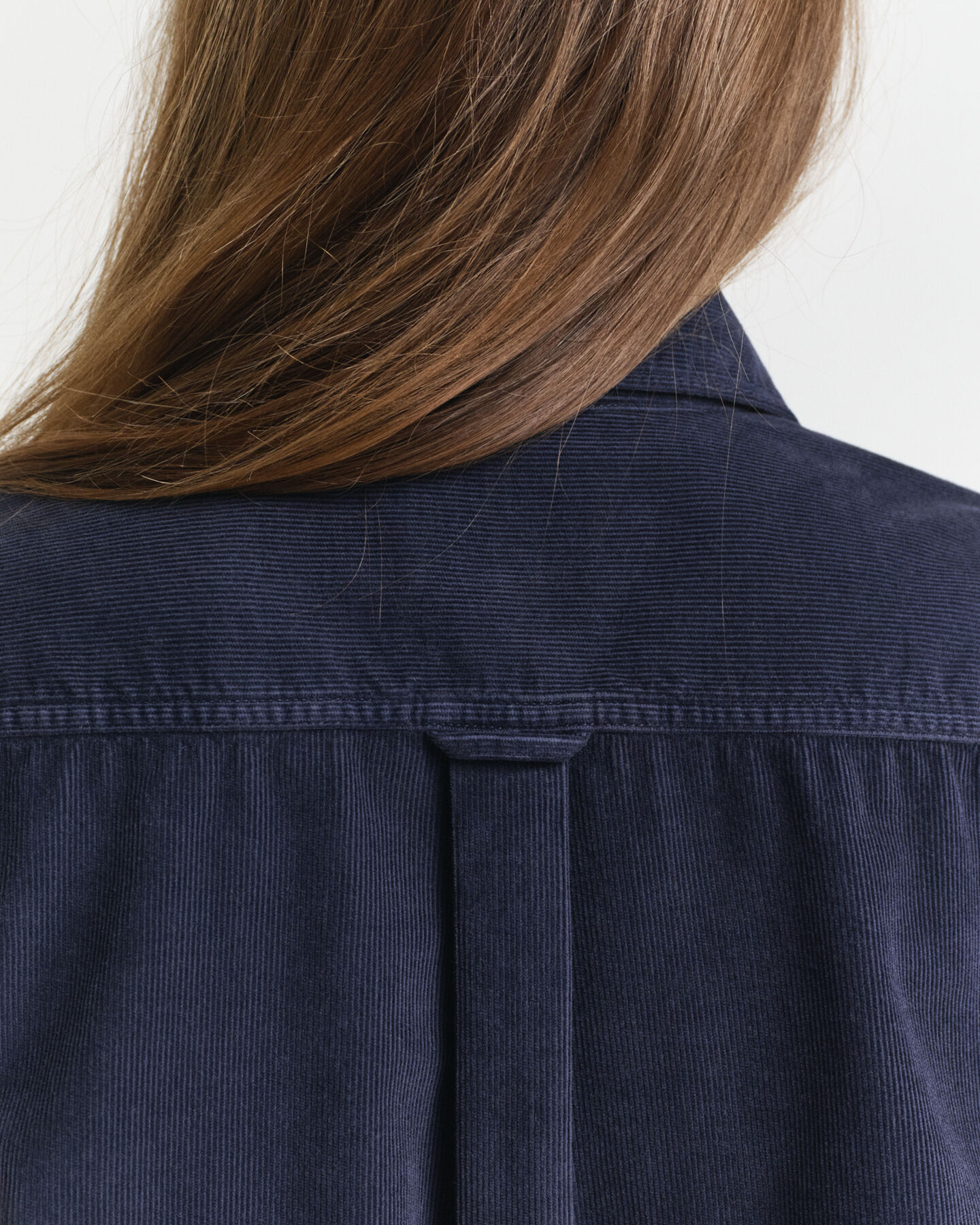 Chemise coupe regular en velours côtelé