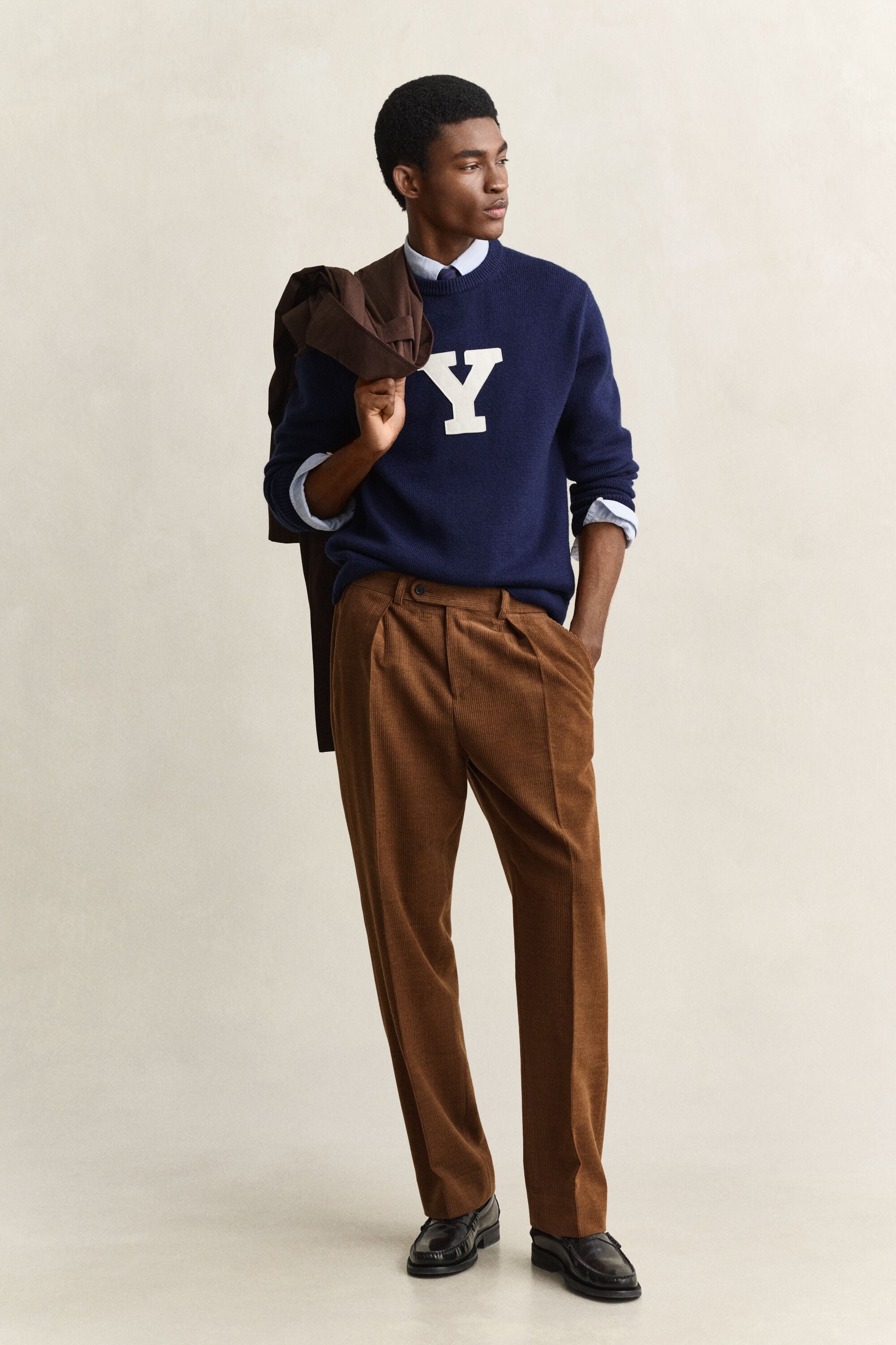 Pull en laine mérinos Gant x Yale