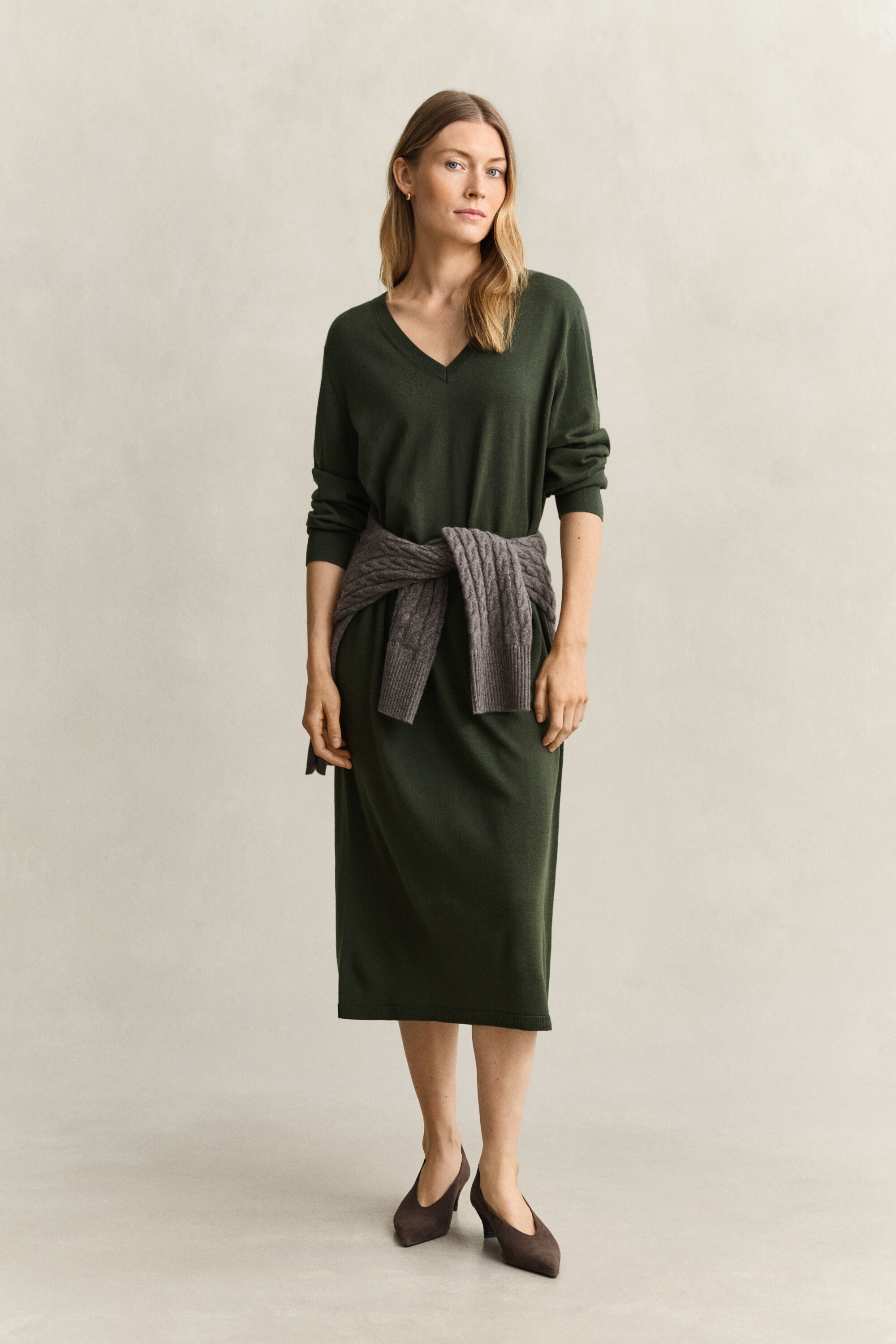 Robe en laine mérinos extra-fine
