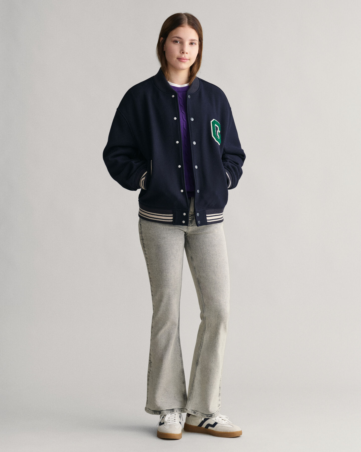 Veste Varsity de GANT en laine Teens