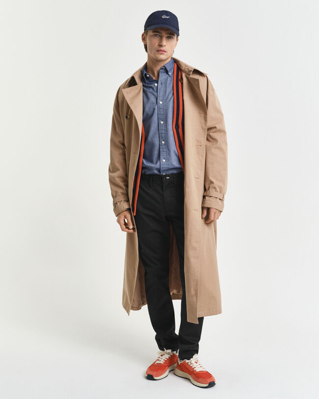 Chemise coupe slim en coton Oxford classique