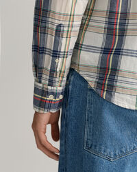 Chemise regular fit à carreaux madras Indian