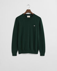 Pull col rond en coton classique