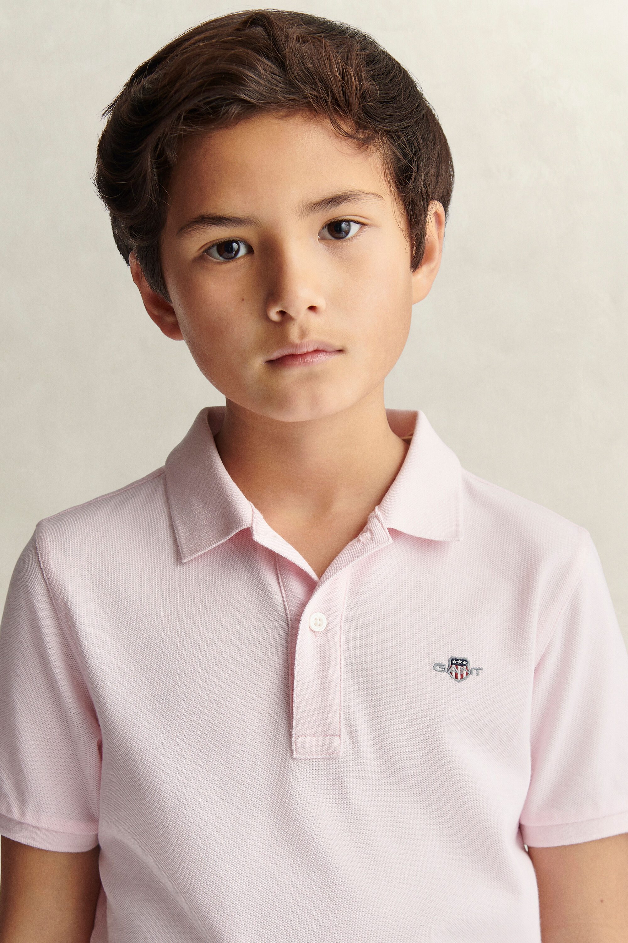 Polo en coton piqué Shield Ado