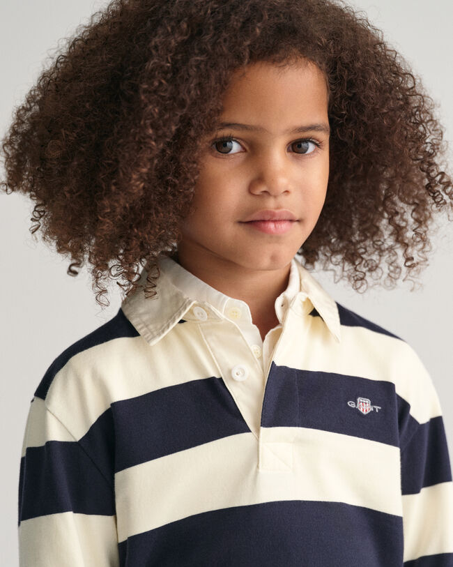 Rugger &agrave; rayures Shield Kids