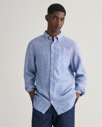 Chemise regular fit en lin