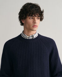 Pull ras du cou Textured