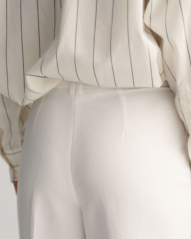 Pantalon relaxed fit plissé