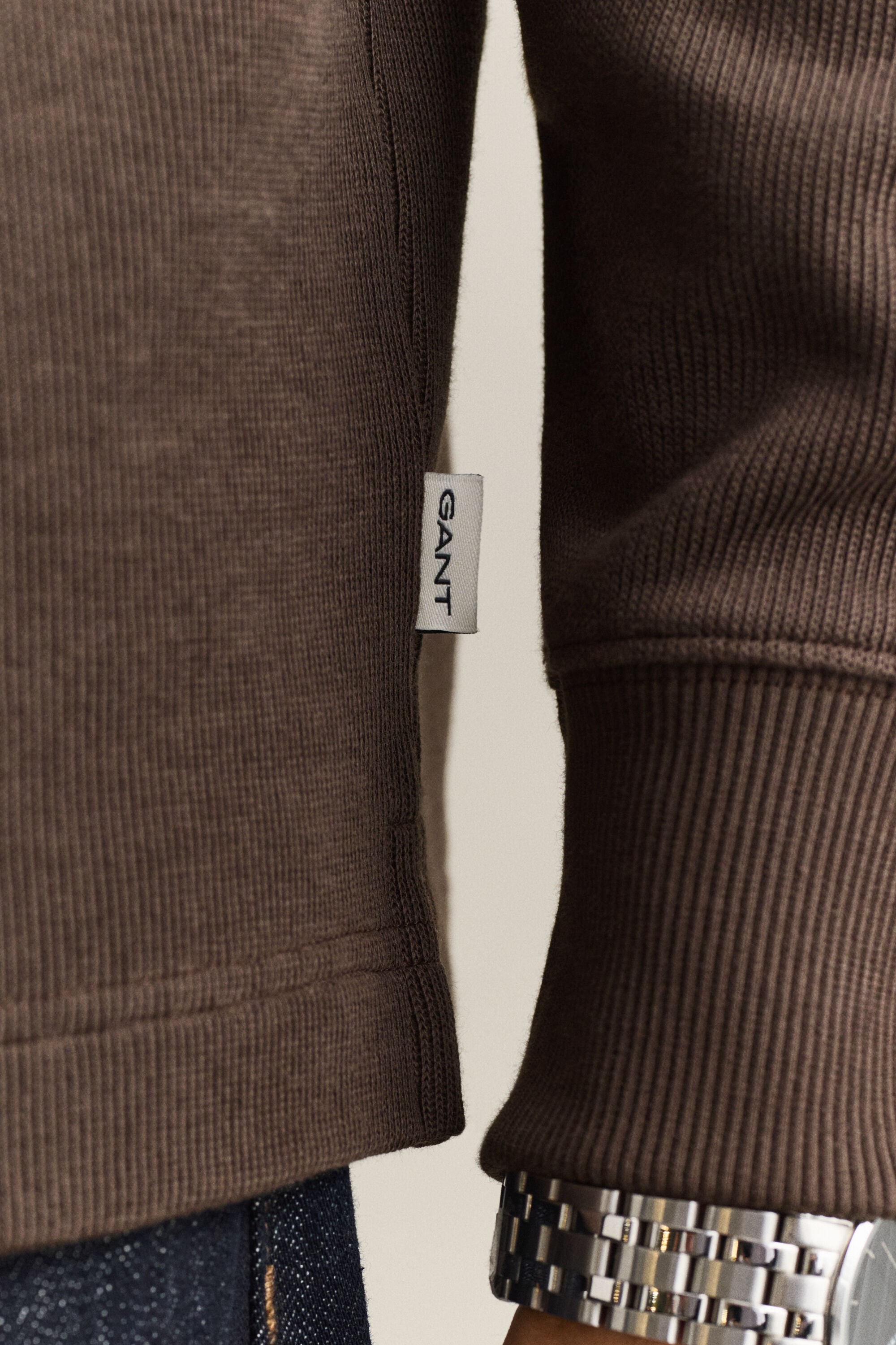 Polo Rugger à demi-zip