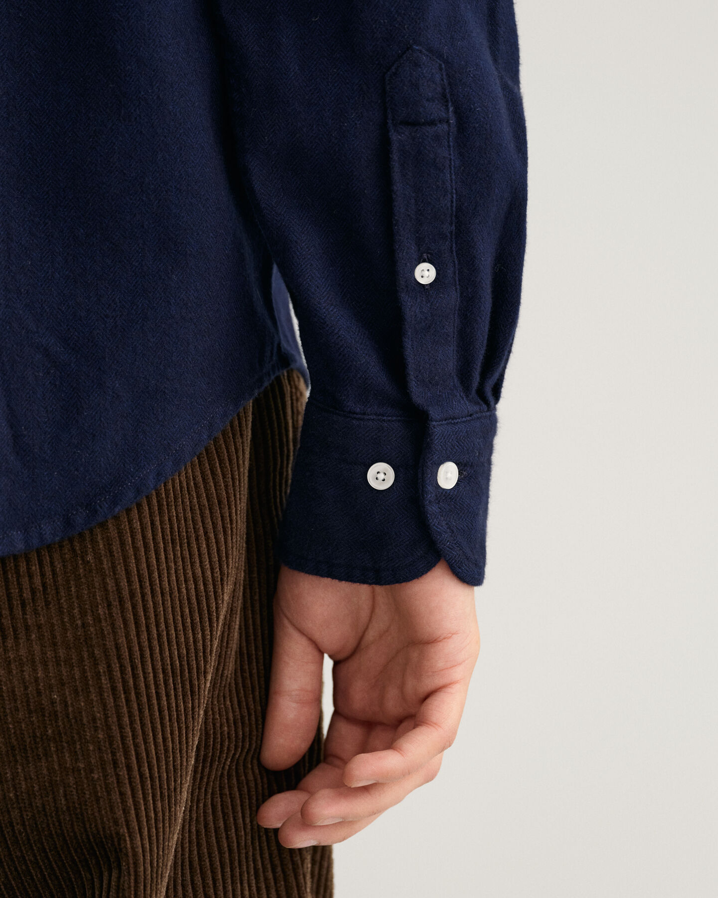 Chemise regular fit &agrave; chevrons