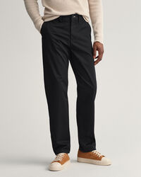 Pantalon chino regular fit en sergé Allister