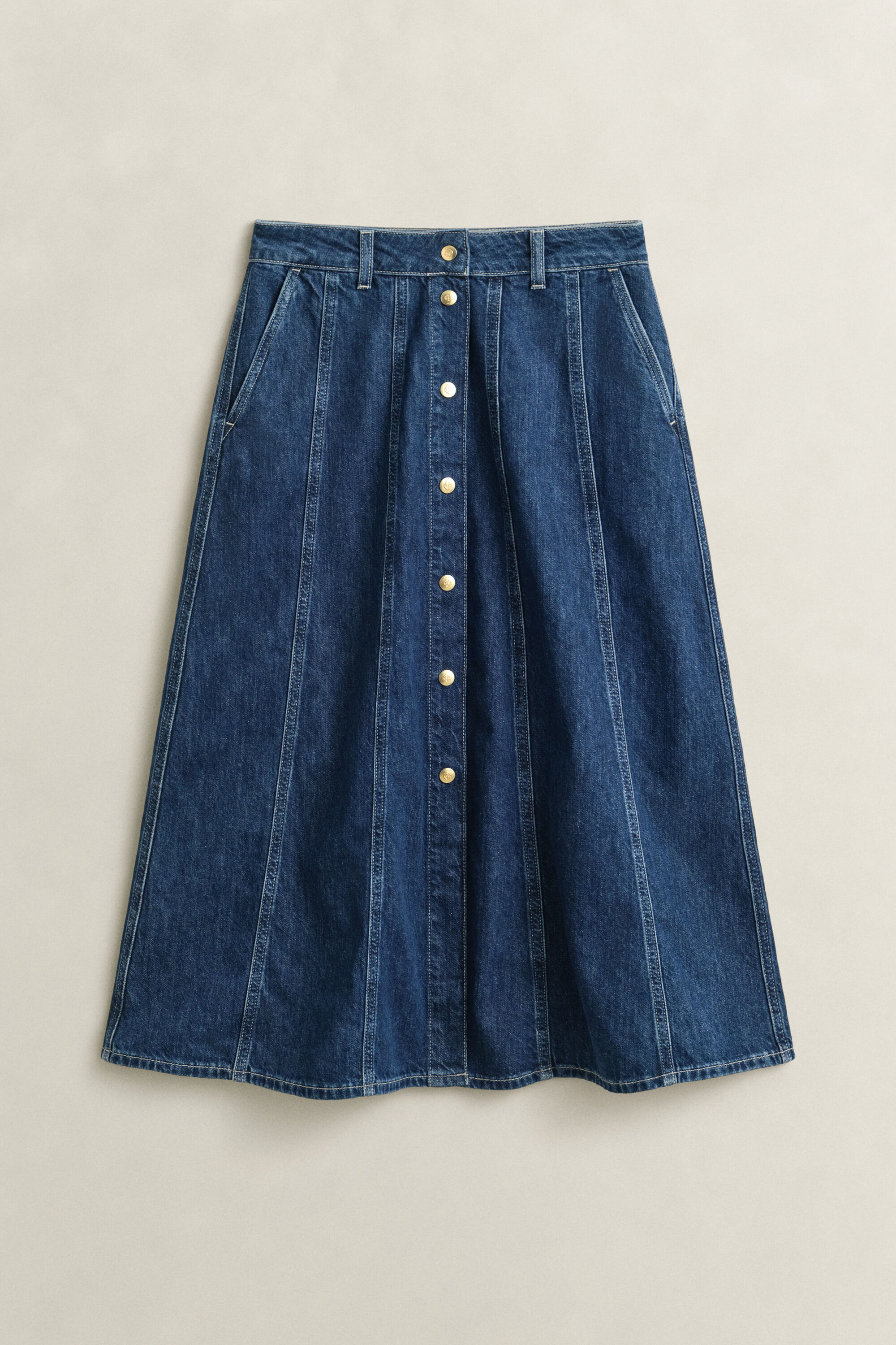 Jupe évasée en denim