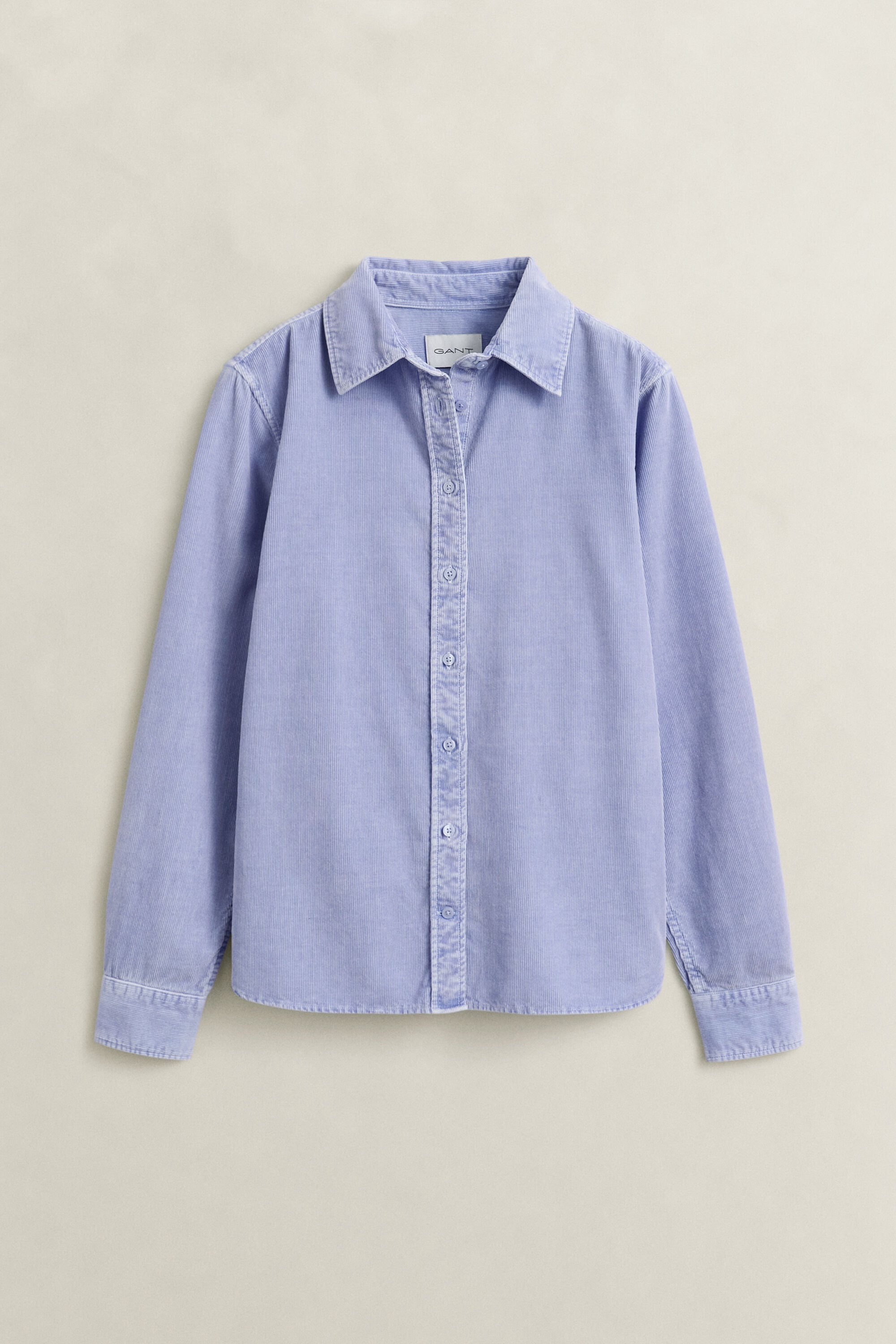 Chemise regular en velours côtelé