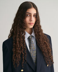 Cravate en soie à motif cachemire