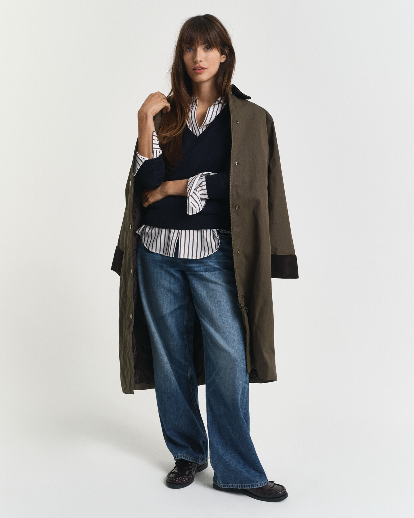 Pull col V en laine mérinos extrafine