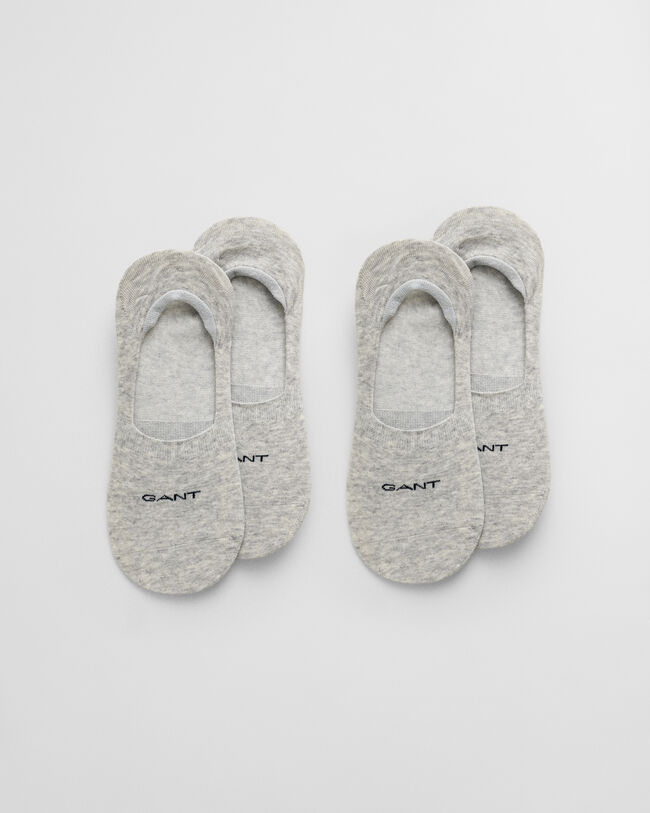 Lot de 2 paires de chaussettes invisibles