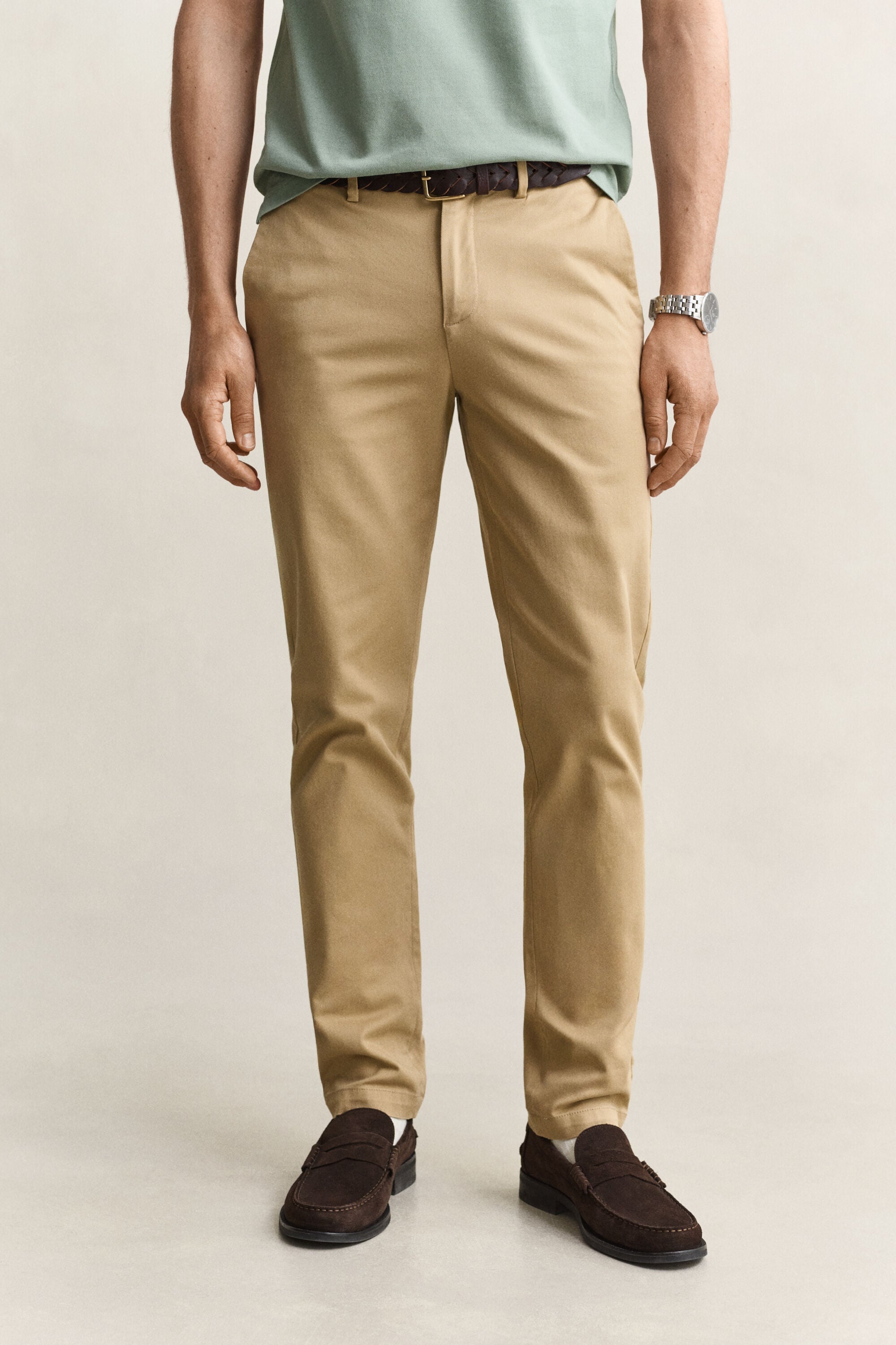 Pantalon chino slim élégant
