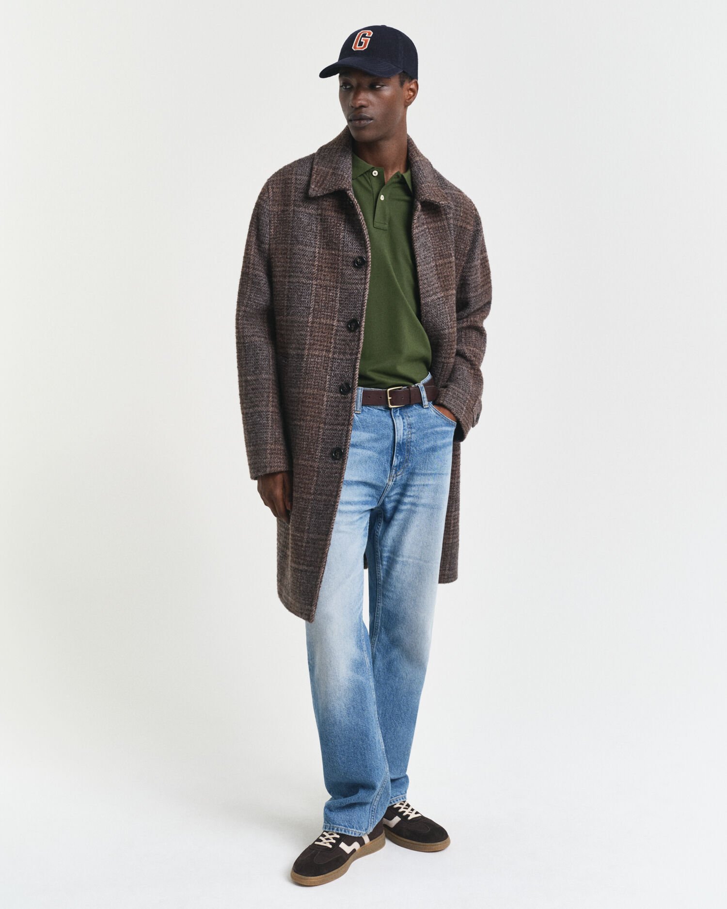 Polo coupe regular en coton piqué Shield