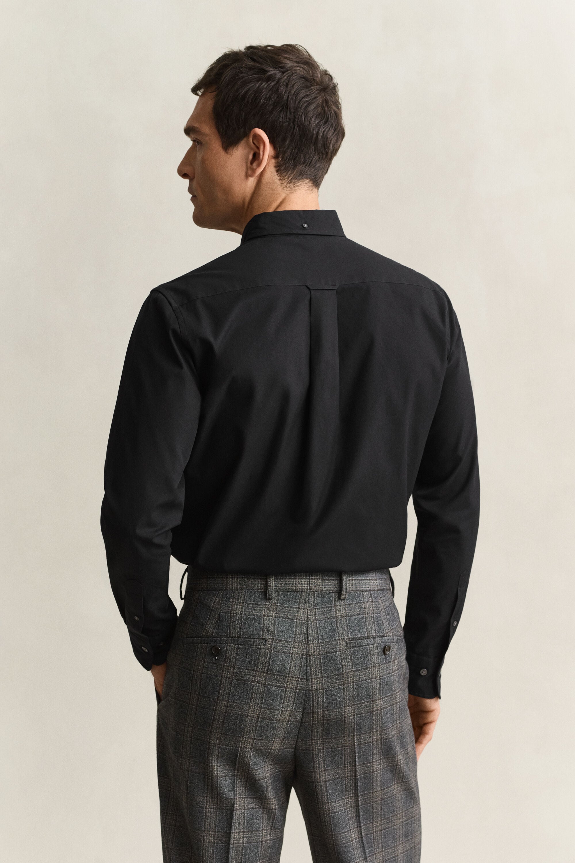 Chemise coupe regular en coton Oxford Pinpoint