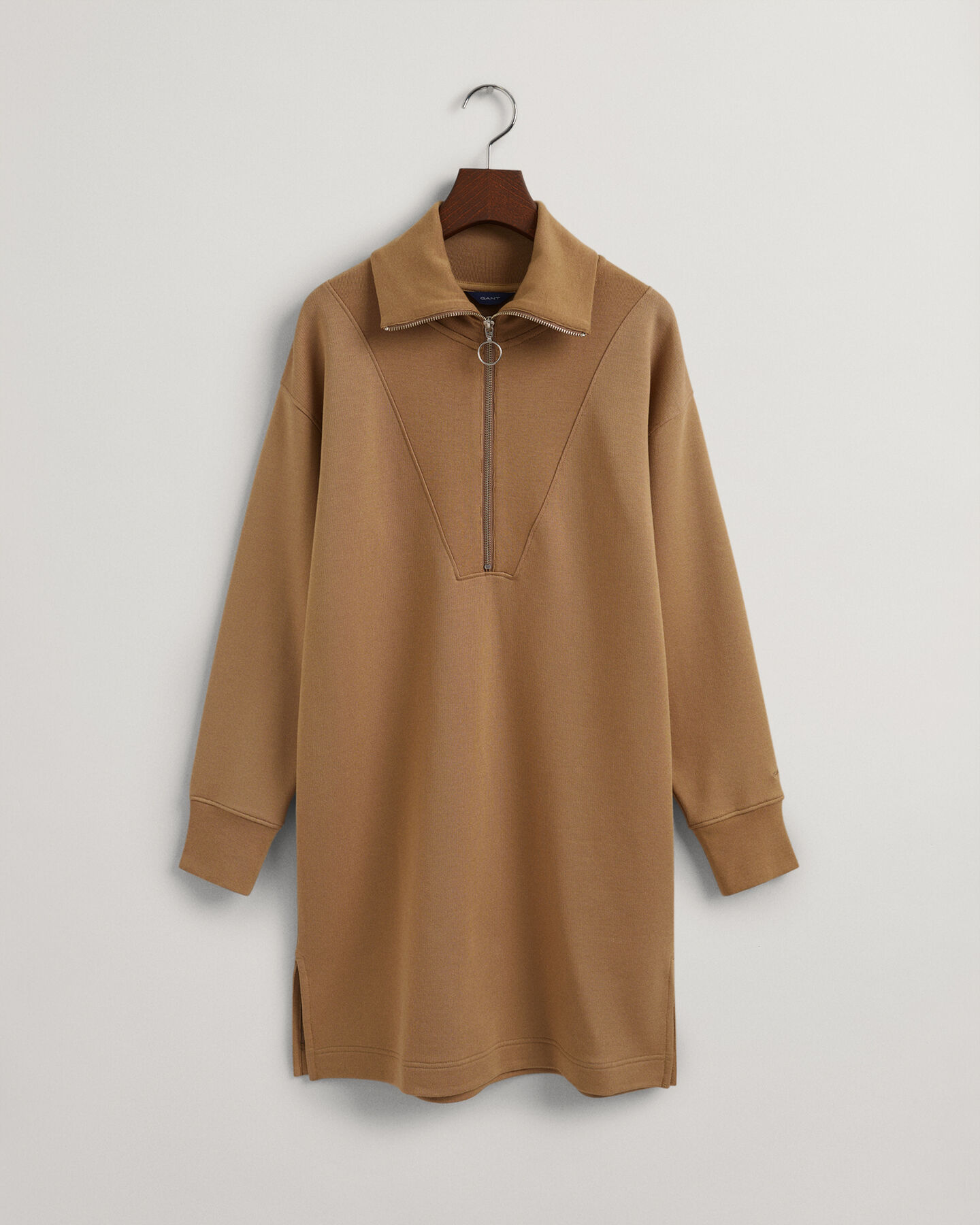 Robe &agrave; demi-zip en jersey