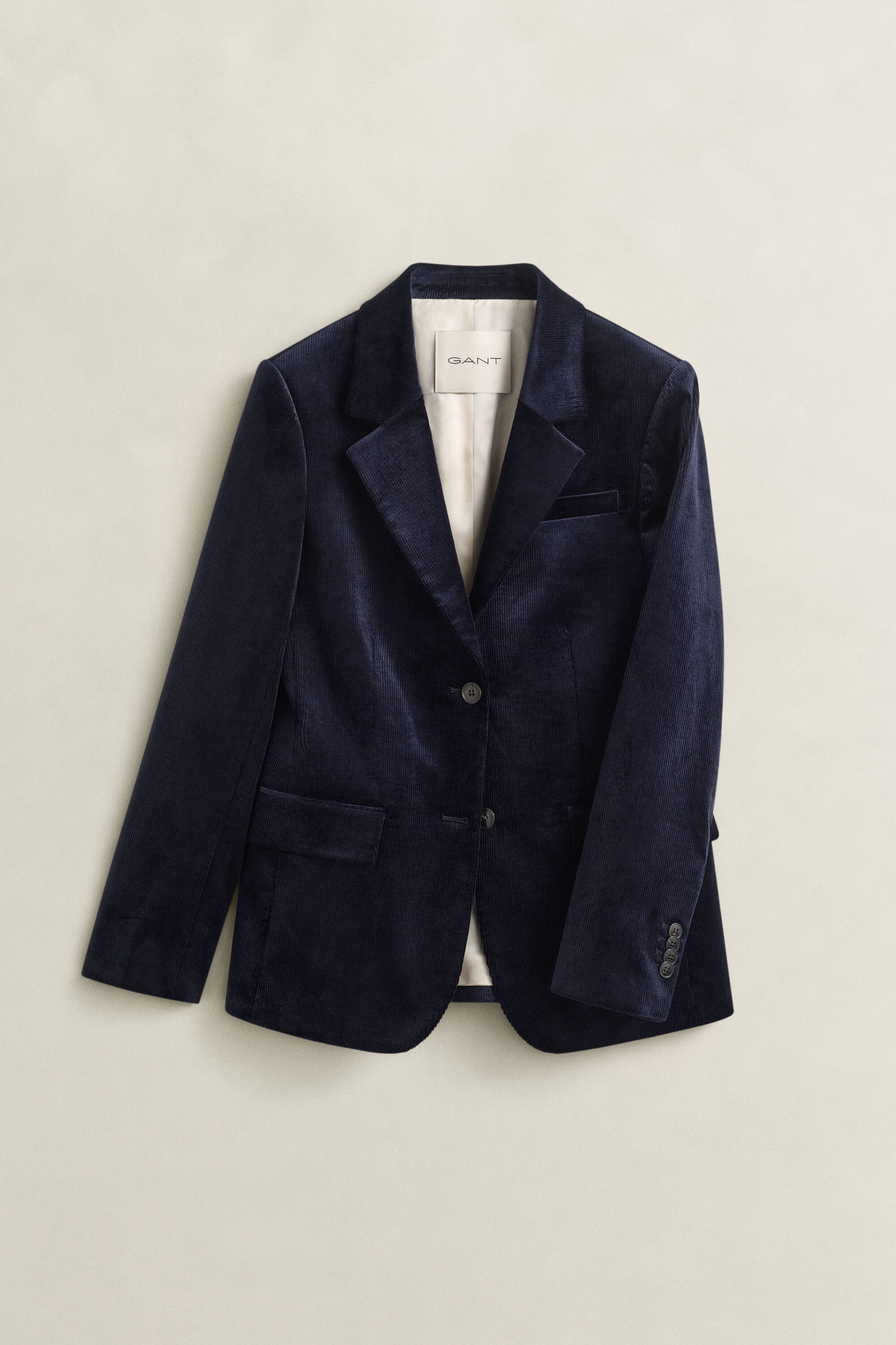 Veste blazer en velours côtelé