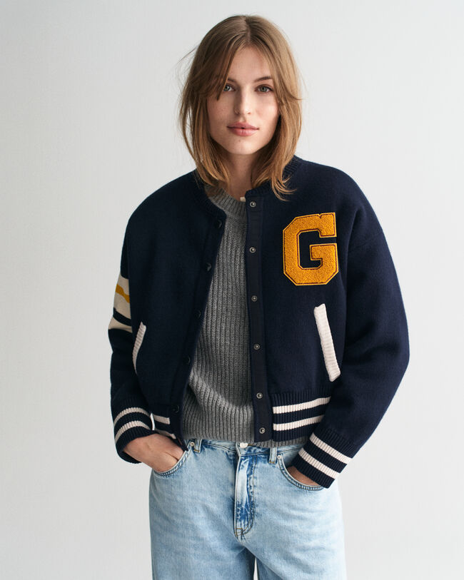 Veste Varsity de GANT en maille