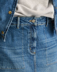 Jupe en denim fendue