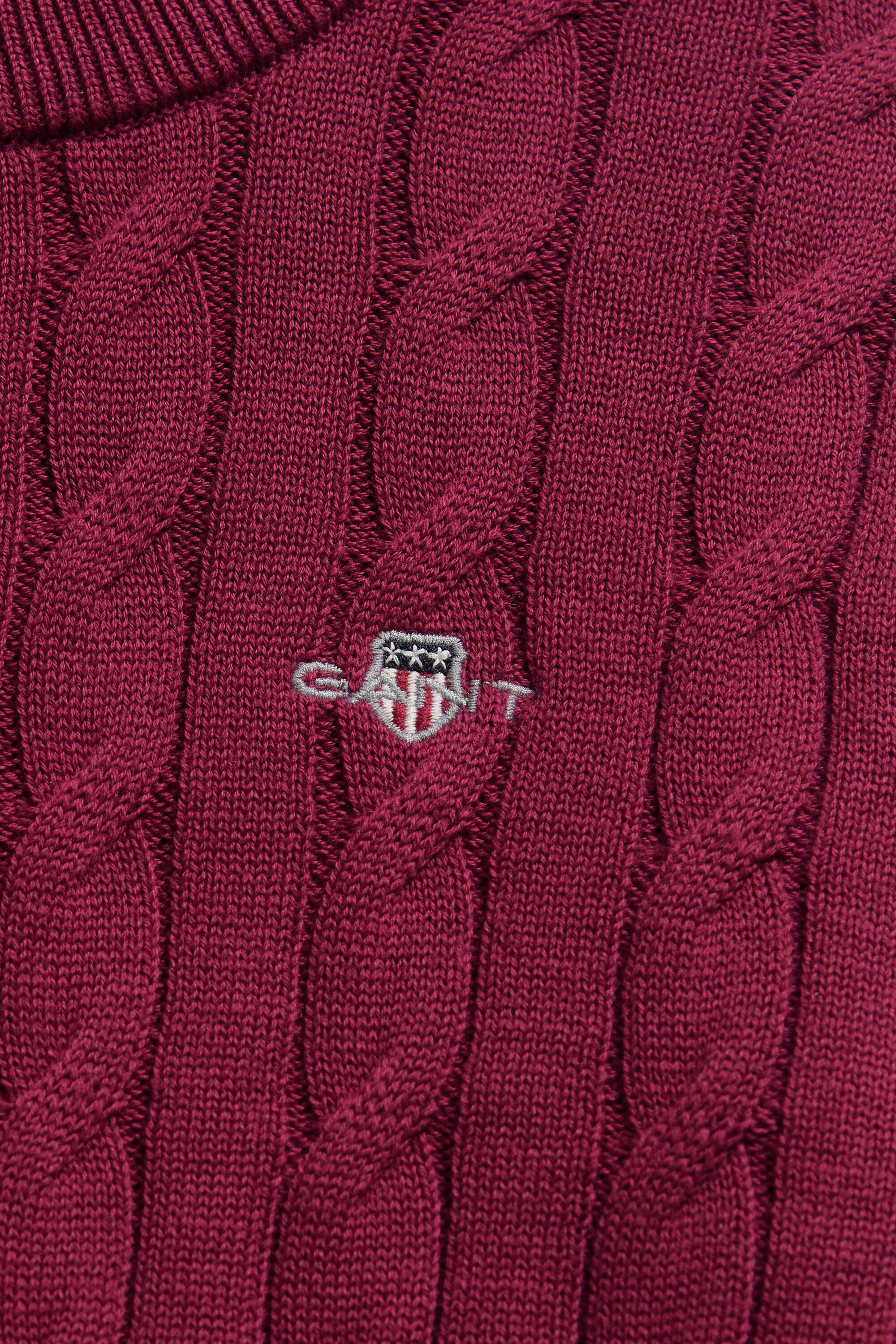 Pull en maille torsadée Shield Fille