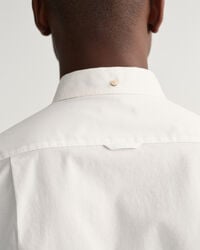 Chemise slim fit en popeline de coton