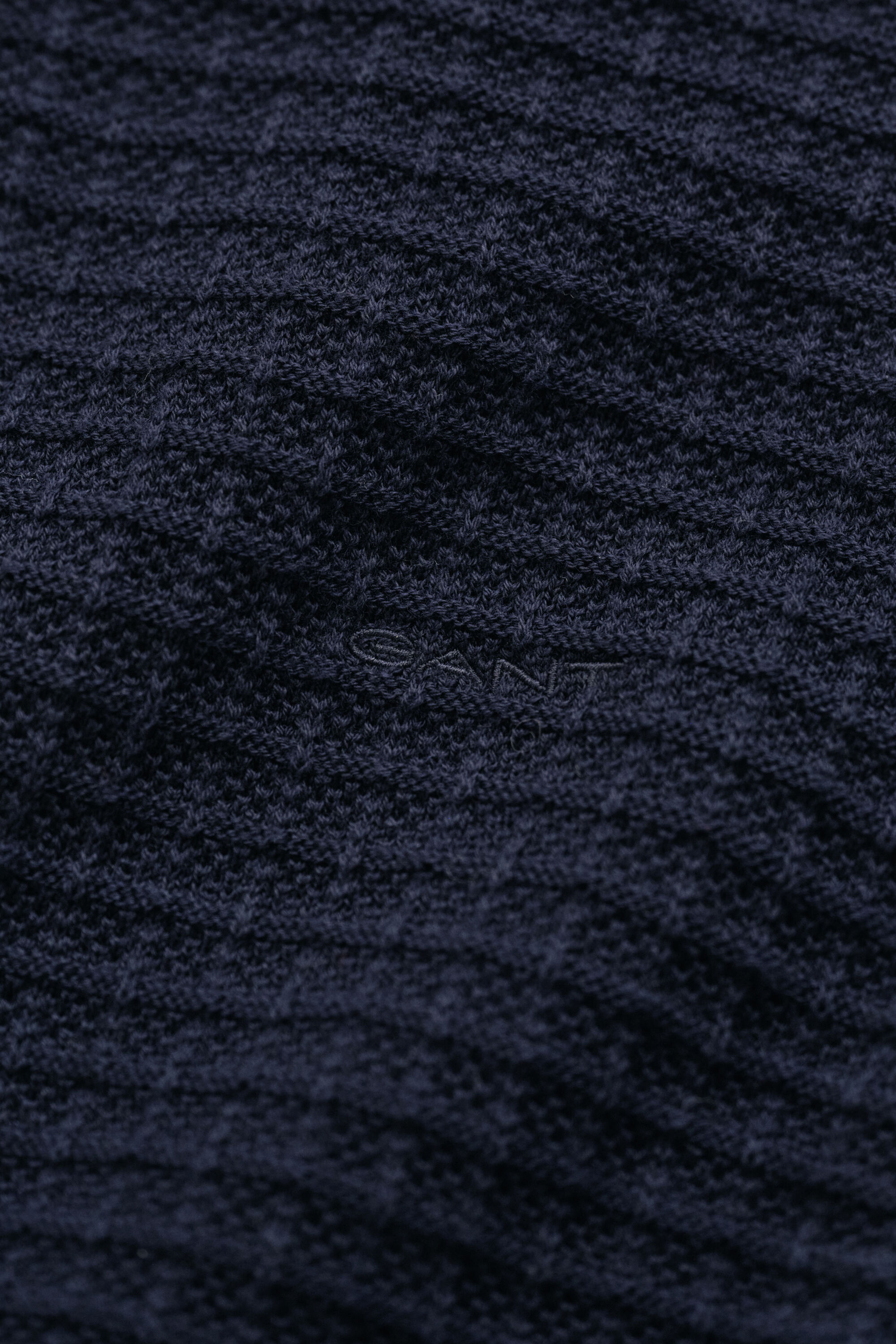 Pull à demi-zip texturé