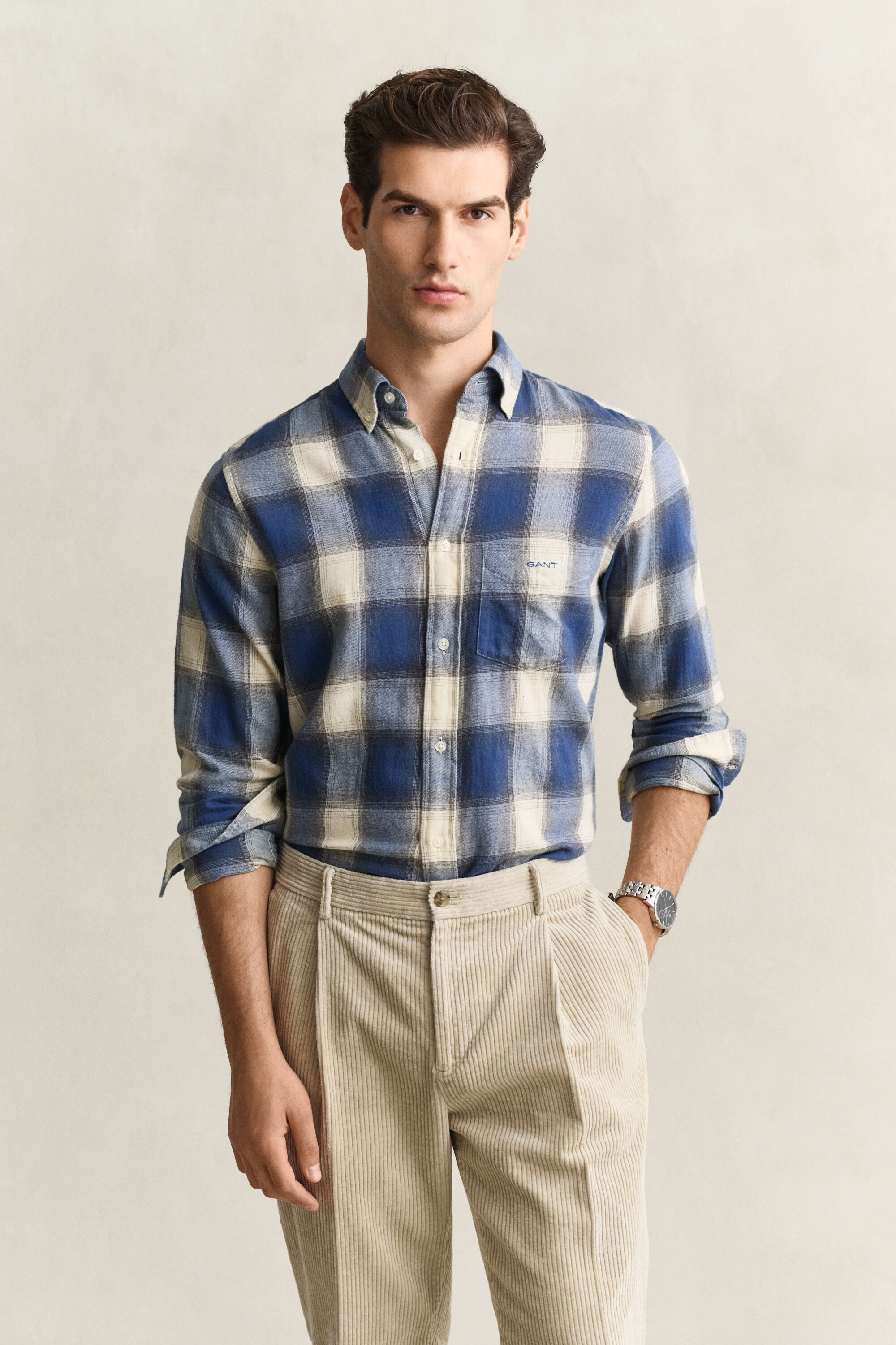 Chemise en flanelle à carreaux Windblown