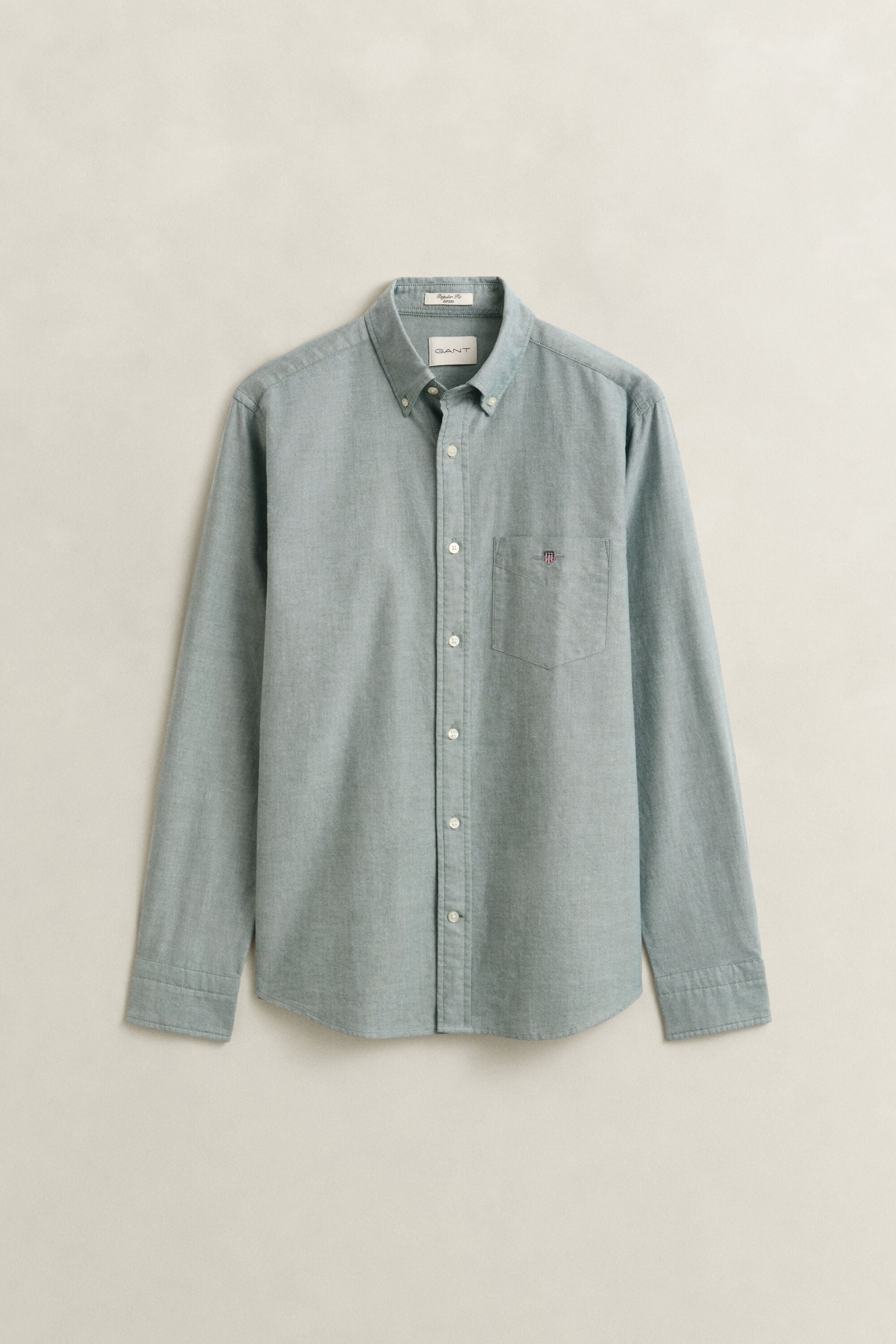 Chemise coupe regular en coton Oxford classique