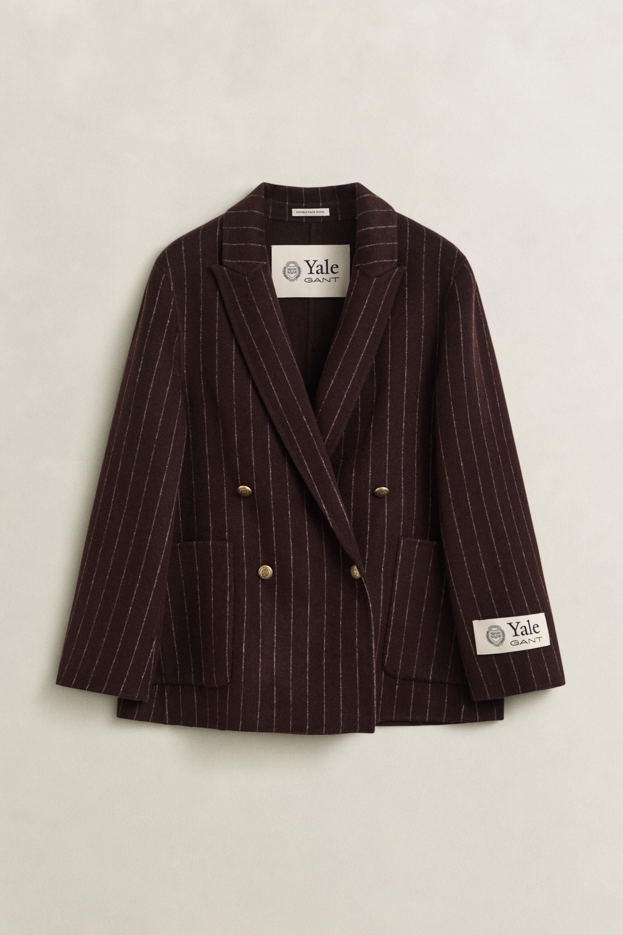 Veste Blazer à rayures tennis cousue main Gant x Yale