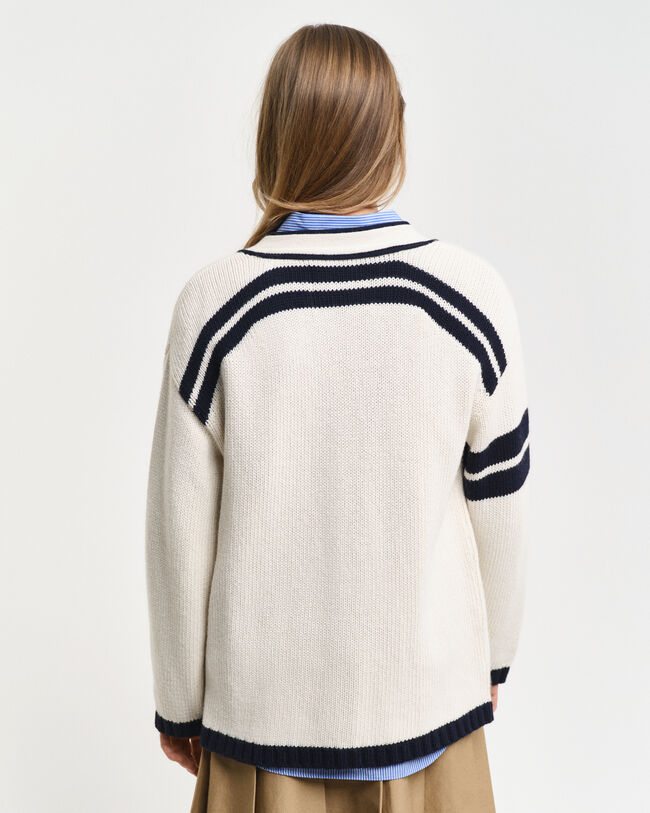 Cardigan col V GANT Varsity