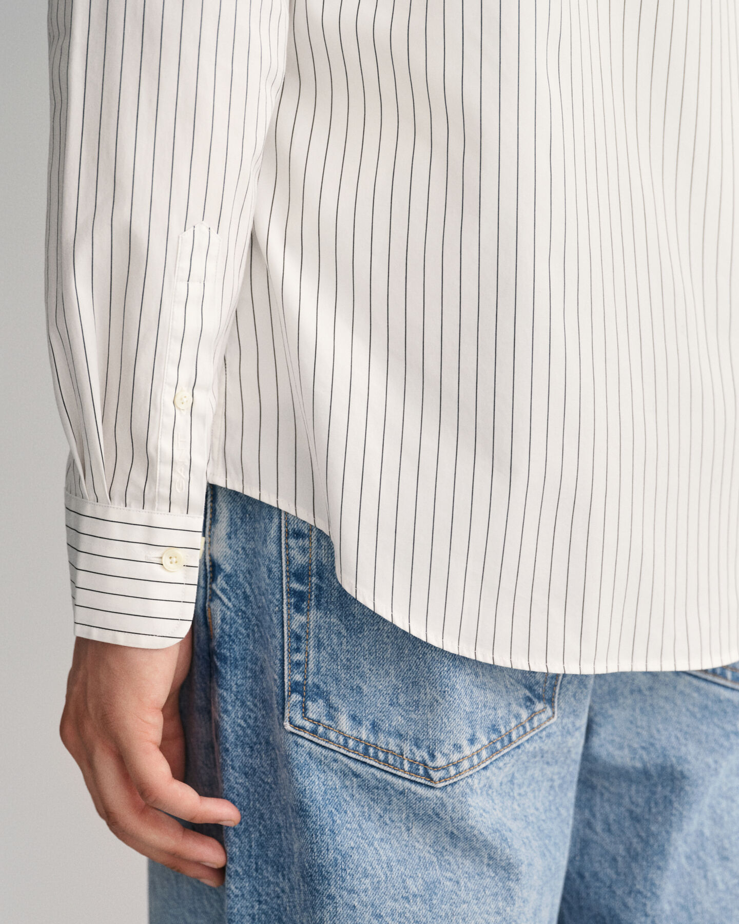 Chemise habillée slim fit à rayures tennis