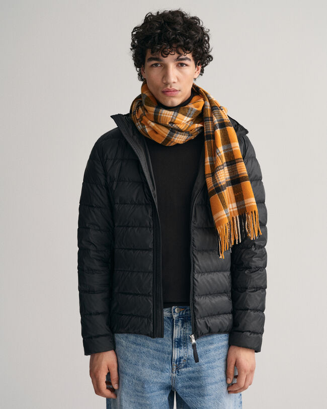 Écharpe tissée à carreaux