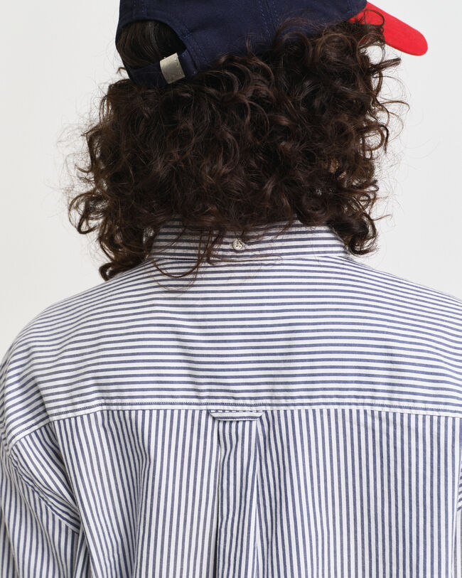 Chemise relaxed fit en coton Oxford Luxury à rayures