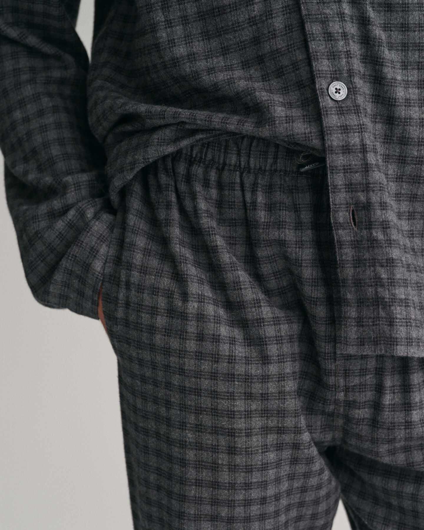 Coffret cadeau chemise et pantalon de pyjama en flanelle