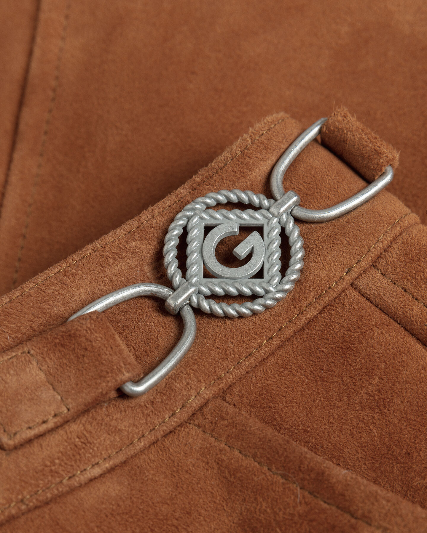 Mini-jupe en daim Iconic G