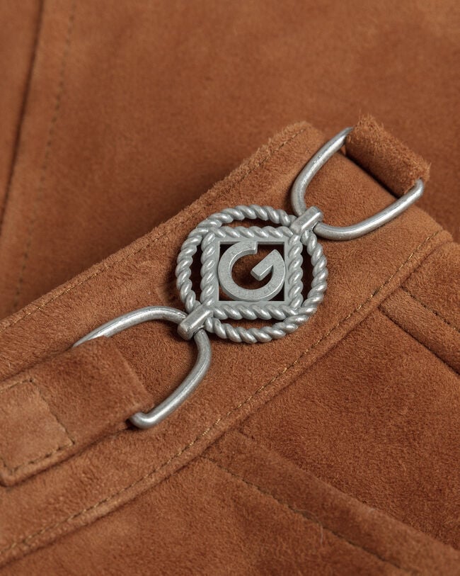 Mini-jupe en daim Iconic G