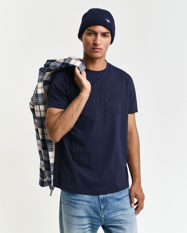 T-shirt Shield ton sur ton